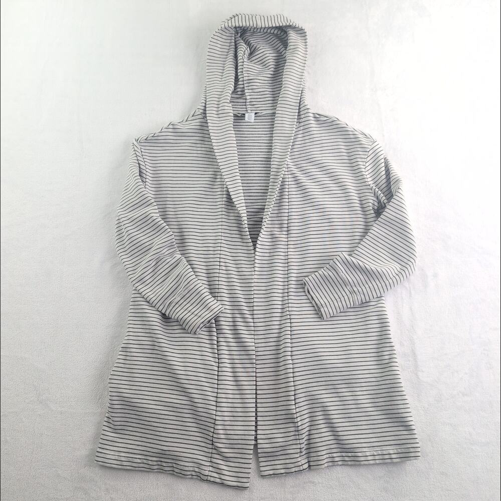 Daily Ritual Hooded Cardigan Pockets Lounge Coastal ElevatedBasic Women's Med